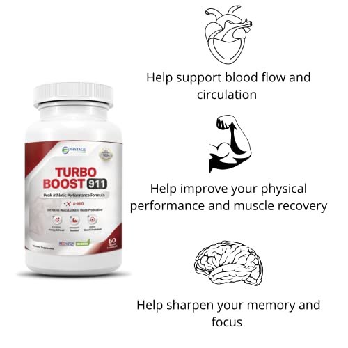 Phytage Labs Turbo Boost 911 Nitric Oxide Booster, Circulation, Energy Boost, Mental Focus Phytage Labs buy supplements canada