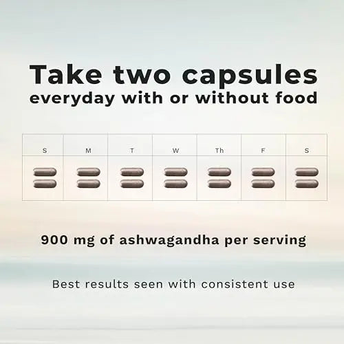 LifeSeasons Essentials Ashwagandha - Stress & Sleep Support Supplement - Calm & Focused Mind - Improves Athletic Performance & Brain Function - 900mg per 2 Capsules - 60 Capsules LifeSeasons buy supplements canada