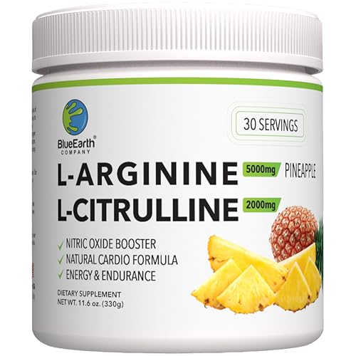 BlueEarth Company L-Arginine 5000mg + L-Citrulline Complex Powder Supplement Drink BlueEarth Company buy supplements canada