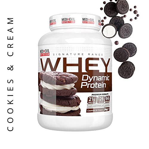 Medi-Evil Nutrition Whey Dynamic Protein, Cookies and Cream Flavour, 2kg, 66 Servings Medi-Evil Nutrition buy supplements canada