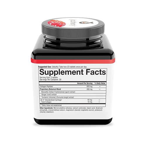 Youtheory Joint Complex with UC-II, 60 Count (1 Bottle) YouTheory buy supplements canada
