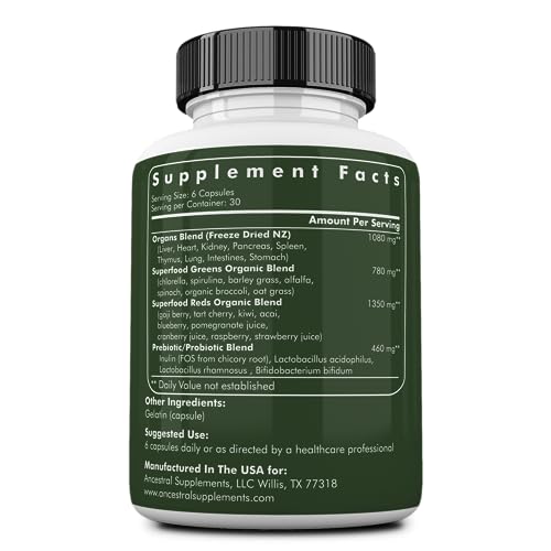 Ancestral Supplements Greens Powder Capsules, Organic Superfood Ancestral Supplements buy supplements canada
