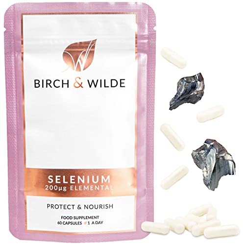 Selenium Supplements - Selenium Capsules for Hair, Skin, Nails & Cognitive Function BIRCH & WILDE buy supplements canada