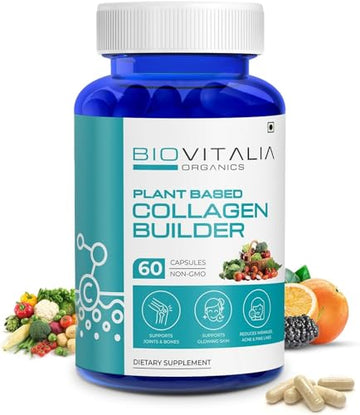 Biovitalia Plant Based Collagen Builder Capsule with Biotin & Vitamin C | Dietary Supplement for Men & Women BIOVITALIA ORGANICS buy supplements canada