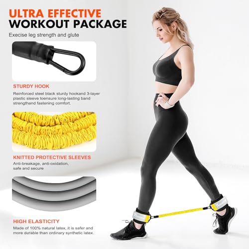 Ankle Resistance Bands with Cuffs, Ankle Bands for Working Out, Glutes Workout Equipment WOQQW buy supplements canada