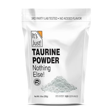It's Just! - Taurine Powder, 250g Bulk, Pre-Workout Supplement, Unflavored (250g / 125 Servings) It's Just! buy supplements canada