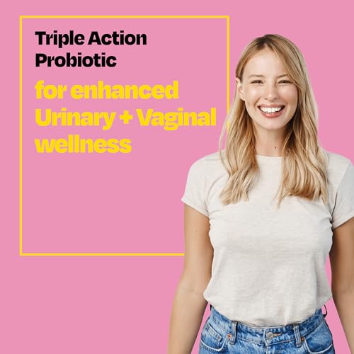 Cystex 3-in-1 Urinary Tract Probiotic for Women - Fast-Acting UTI & Yeast Infection Support with Prebiotics, Probiotics, & Cranberry - Supports Vaginal pH & Flora Balance - 30 Capsules Cystex buy supplements canada