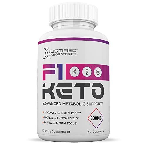 (3 Pack) F1 Keto Pills 800MG Includes goBHB Exogenous Ketones Advanced Ketosis Justified Laboratories buy supplements canada