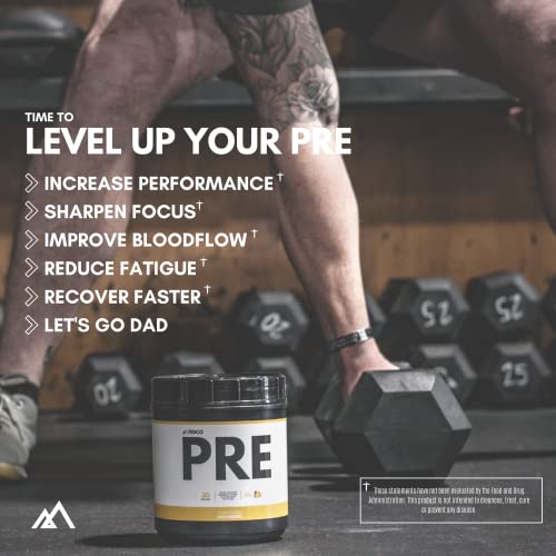 TEDCo Pre Workout Powder - All Natural Preworkout for Men, Zero Artificial Sweeteners TEDCo buy supplements canada
