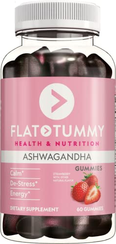 Flat Tummy Tea Ashwagandha Gummies (60 Count) feat. Lemon Balm - Destress,Calm Flat Tummy Tea buy supplements canada