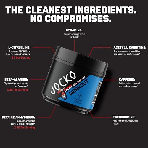 JOCKO FUEL Ultimate Pre Workout Powder - Pre-Workout Energy Powder Drink for Men JOCKO FUEL buy supplements canada