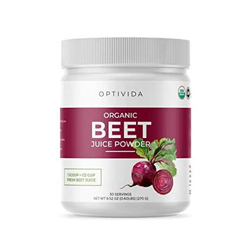 OPTIVIDA Nitric Oxide Beet Powder Organic | All Natural Beets Roots Supplements OPTIVIDA buy supplements canada