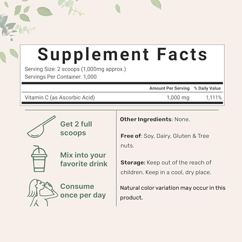 Micro Ingredients Pure Vitamin C Crystal Powder (Water Soluble Vitamin C 1000mg Micro Ingredients buy supplements canada