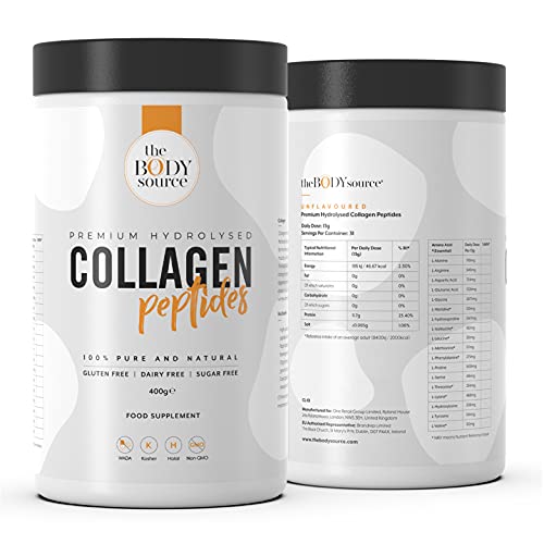 The Body Source Premium Hydrolysed Collagen Powder – 400g Unflavoured Bovine Collagen The Body Source buy supplements canada