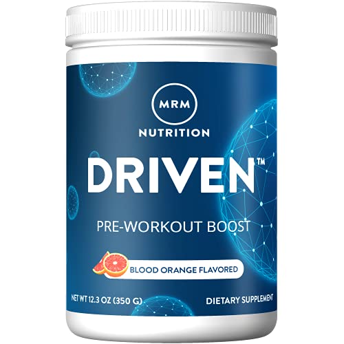 MRM Nutrition Driven Pre-Workout Powder | Blood Orange Flavored | 125mg Caffeine MRM buy supplements canada
