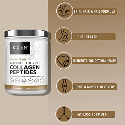 K-GEN Bovine Collagen Powder with Premium Quality Ingredients – Pure Hydrolysed Grass-Fed Bovine Collagen K GEN ketogenic enhancement buy supplements canada