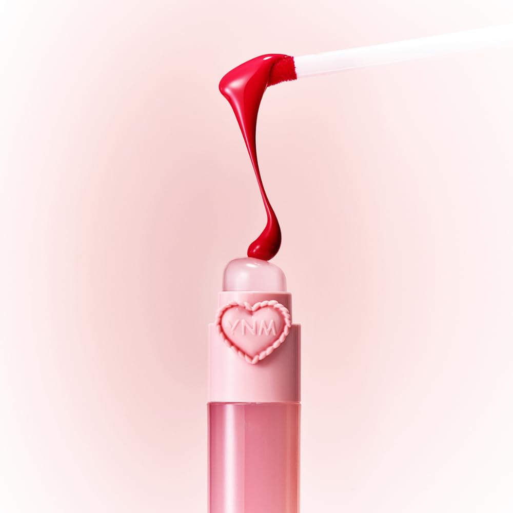 YNM Heart Jelling Tint, PEPPER JELLING, Silicone Lip Brush Included, K-Beauty, Non-Sticky, Moisturizing, Smudge-Proof, Korean Lip Tint, Long-Lasting, Vivid Color, 0.09 oz YNM buy supplements canada