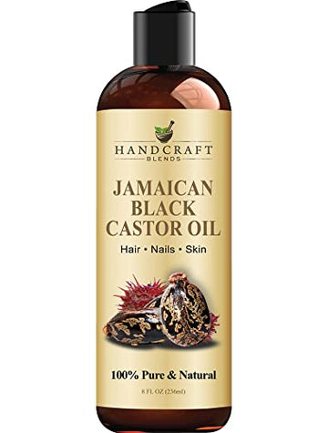 Handcraft Blends Jamaican Black Castor Oil for Hair Growth, Eyelashes and Eyebrows - 100% Pure Handcraft Blends buy supplements canada