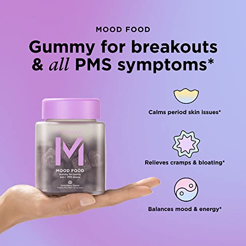 ZitSticka Mood Food: Gummy for Moody Skin + PMS Drama, Forest Berry Flavour ZitSticka buy supplements canada