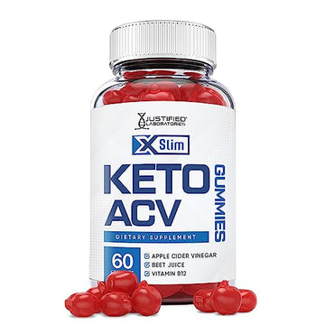 Justified Laboratories X Slim Keto ACV Gummies 1000MG Xslim Vegan Non GMO with Pomegranate Justified Laboratories buy supplements canada