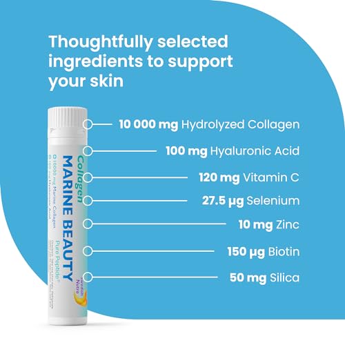 Swedish Nutra Marine Beauty Collagen | High Strength Type 1 & 3 Collagen to Rejuvenate Hair, Skin & Nails Swedish Nutra buy supplements canada