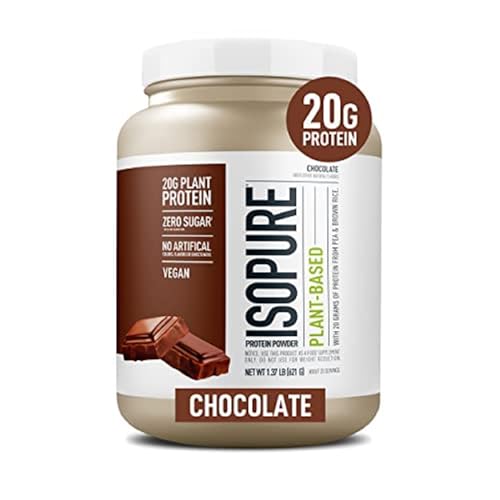 Isopure Chocolate Vegan Protein Powder, with Monk Fruit Sweetener & Amino Acids Isopure buy supplements canada