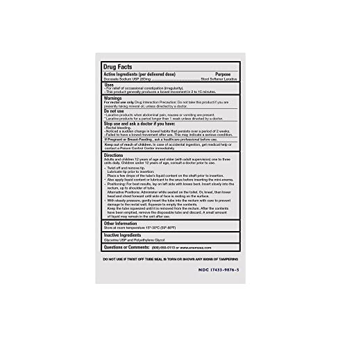 Docusol Docusate Sodium Mini Enema ml, Clear, 0.84 Fl Oz Enemeez buy supplements canada