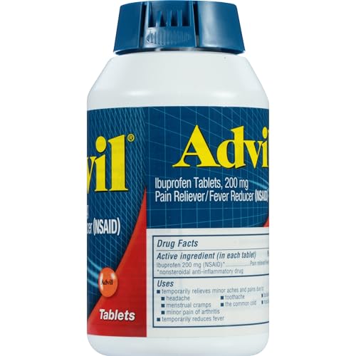 Advil Pain Reliever and Fever Reducer, Ibuprofen 200mg for Pain Relief - 300 Count, Advil PM Pain Reliever and Nighttime Sleep Aid, Ibuprofen for Pain Relief and Diphenhydramine Citrate - 2 Count Advil buy supplements canada