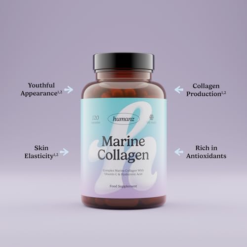 Humanz Collagen Capsules - Marine Collagen with Vitamin C - Collagen Supplements for Women & Men Humanz buy supplements canada