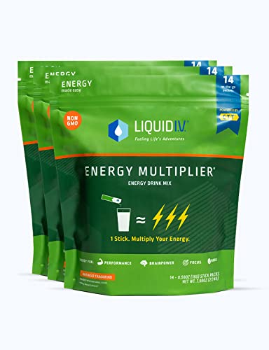 Liquid I.V. Hydration + Energy Multiplier - Mango Tamarind - Hydration Powder Packets Liquid I.V. buy supplements canada