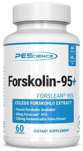 PEScience Forskolin Capsules, 95% Pure Forskolin Extract, Patented ForsLean, 60 Count PEScience buy supplements canada