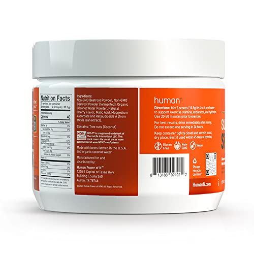 humanN SuperBeets Sport Pre Workout Powder – NSF Certified for Sport – Caffeine Free humanN buy supplements canada