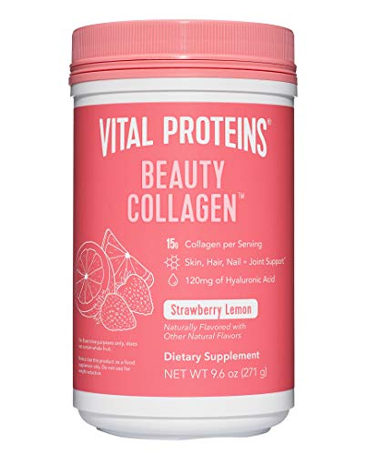 Vital Proteins Beauty Collagen (Strawberry Lemon, Canister) - 120mg of Hyaluronic Acid Vital Proteins buy supplements canada