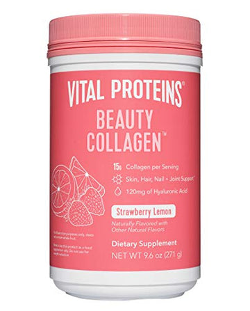 Vital Proteins Beauty Collagen (Strawberry Lemon, Canister) - 120mg of Hyaluronic Acid Vital Proteins buy supplements canada