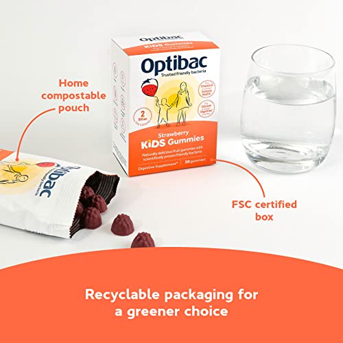 Optibac Kids Probiotic with Vitamin D & Calcium for Immune System Support & Gut Health OptiBac buy supplements canada