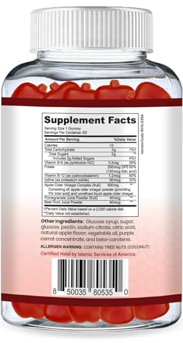 SHIFAA NUTRITION Halal Apple Cider Vinegar Gummies. Cleanse & Detox ACV Gummies SHIFAA NUTRITION buy supplements canada