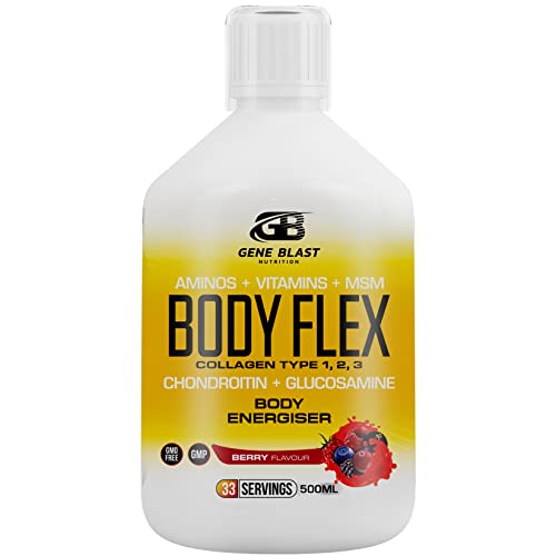 Gene Blast Body Flex, Liquid Joint Supplement w/Hydrolysed Collagen Type1 2 3 Plus Glucosamine GENE BLAST buy supplements canada