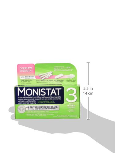 Monistat 3 Day Triple Action Combo Pack, Odorless, White Monistat buy supplements canada