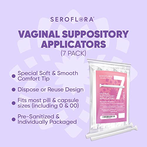 SEROVERA Seroflora Boric Acid Suppositories Applicators for Women, Individually Wrapped Pack of 7 SEROVERA buy supplements canada