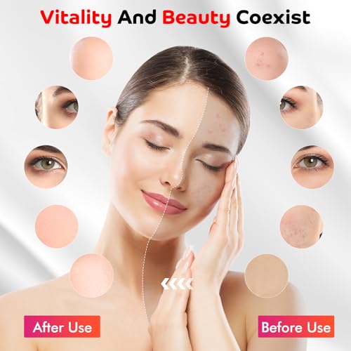 Devowellte Red Light Lamp for Face, 80 LEDs Red Light Lamp Height Free Adjustment Infrared Light Devowellte buy supplements canada