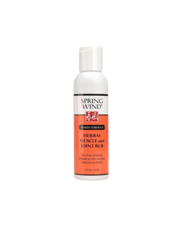 Spring Wind Herbal Muscle and Joint Rub (Warm Version) - Soothes Sprains, Strains, and Stiff, Aching Muscles and Joints Spring Wind buy supplements canada
