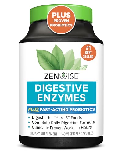 Zenwise Digestive Enzymes - Probiotic Multi Enzyme with Probiotics 180 Ct Zenwise Health buy supplements canada