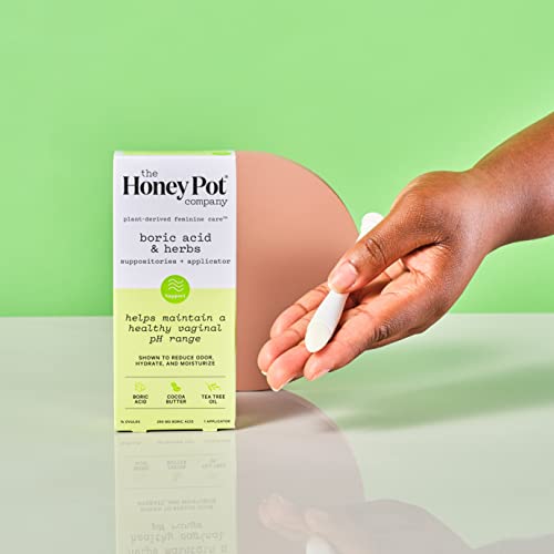 The Honey Pot Company 7 Day Boric Acid & Herbs Suppositories - Maintains and Balances Healthy The Honey Pot Company buy supplements canada