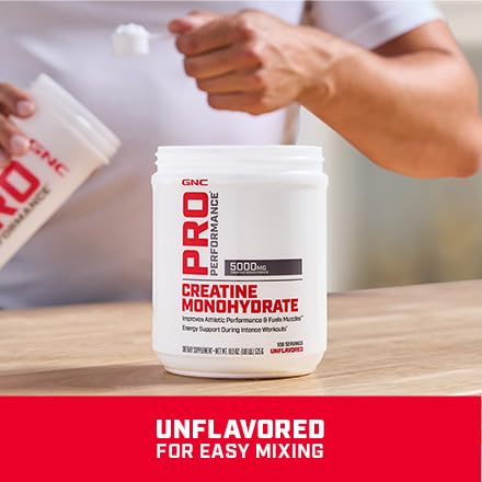 GNC Pro Performance Pro Performance Creatine Monohydrate - 50 Servings GNC buy supplements canada