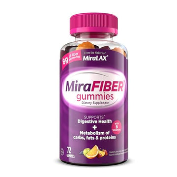 MiraLAX: MiraFIBER Gummies, 8g of Daily Prebiotic Fiber with B Vitamins to Support MiraLAX buy supplements canada
