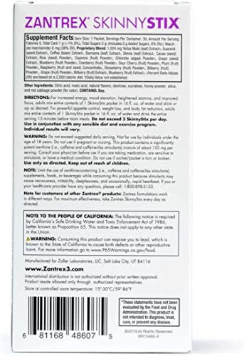 Zantrex SkinnyStix Energy Powder – Increase Energy, Heighten Focus, Boost Mood Zantrex buy supplements canada