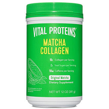 Vital Proteins Matcha Collagen Peptides Powder Supplement, L-theanine & Caffeine, Matcha Green Tea VITAL PROTEINS buy supplements canada