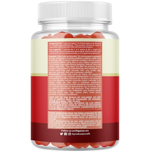 Gomitas ACV de Vinagre de Sidra de Manzana – Suplemento de Energético Natural con la Natures Craft buy supplements canada
