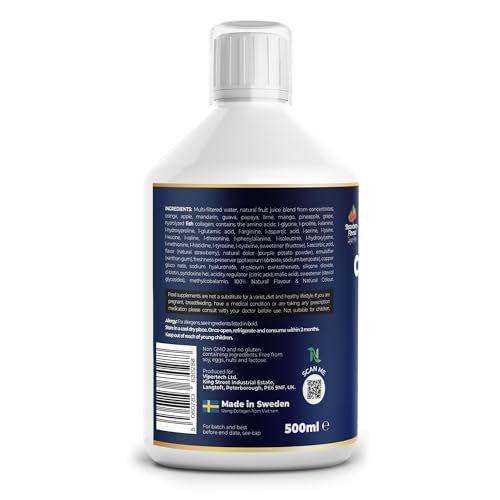 Nutrality Marine Collagen Sugar Free Liquid | Peptides, Hyaluronic Acid, Silica, Biotin, 10000mg Type 1 Nutrality buy supplements canada