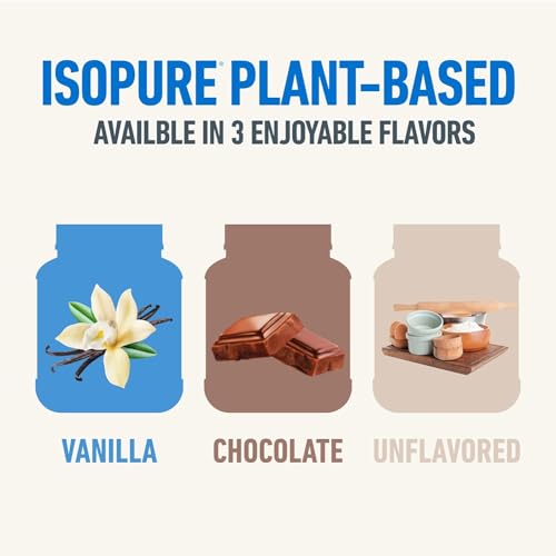 Isopure Vanilla Vegan Protein Powder, with Monk Fruit Sweetener & Amino Acids, Post Work Isopure buy supplements canada